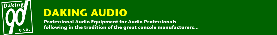 Daking Audio : Professional Audio Equipment for Audio Professionals